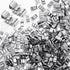 Zhengmy 300 Pcs Trailer Frame Wire Clips Stainless Steel Metal Cable Clips 22.5