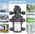VerRich 12V Diaphragm Pump, 70W 6A Intelligent Self Priming Sprayer Pump, 6 L/Min 0.9MPA 131 PSI for RV, Camper,