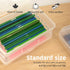 Storex Pencil Case, Plastic Organizer for Kids' Desks and Backpacks, Ice, 24-Piece Value Pack