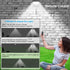 Aqonsie Solar Lights Outdoor, 56LED, 180 Adjustable Angle Security Night Light with Remote Control & 3 Lighting Modes