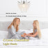 2-Tiers H13.78''X D11.02'' Chandelier Shades, Mini Crystal Shade, Acrylic Beaded Hanging Lampshade, Modern Pendant