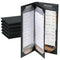 6 Pack 4 View Menu Holder Menu Covers 4.25" x 11" |