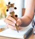 Puzzled DolliBu Brown Horse Plush Pen - Cute and Soft Farm Life Stuffed Animal Ballpoint Novelty Pen Toy, Writing Pen