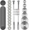Cutting Wheel Set Compatible with Plastic - 36pcs for Rotary Tool, HSS Circular Saw Blades 6pcs, Resin Cutting Discs