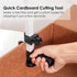 Box Resizer Tool with Scoring Wheel for Customizing Shipping Boxes - Cardboard Box Scorer Tool