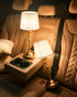AILELANG Dimmable 3000/4000/6000K Rechargeable Table Lamps Cordless, Portable Touch Battery Powered Lights with Fabric