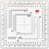 CYA Square Military Map Coordinate Scale Protractor Map for Land Navigation, Military Style