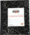 School Smart Ruled Composition Book, Flexible Cover, 8-1/2 x 7 Inches, 40 Pages