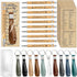 Gueevin 20 Sets Christian Gift Bulk - Inspirational Ballpoint Pens, Bible Verse Bamboo Pens & Scripture Keychains