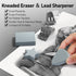 Four Candies 3PCS 2MM Mechanical Pencils with Case, Metal Lead Holder with 120 Graphite Lead Refills, 4 Erasers,