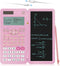 IPepul Scientific Calculators, 991EX Type-C Rechargeable, 552 Functions Solar Math Calculator, Pink