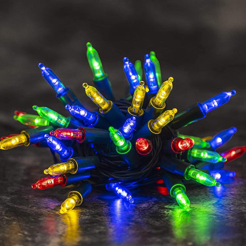 4 Pack 64FT 200LED 8 Dazzle Bright Christmas Mini String Lights, Total Batter Operated Waterproof Fairy Lights