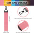Shappy Keychain Wristlet Nylon Wristlet Keychain Hand Wristlet Lanyard Wrist Strap Keychain for Women Girl, 12 Colors