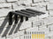 QDMXJF 8 inch x 4.7 inch Shelf Support Bracket Heavy Duty, L Shelf