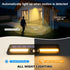 36 3 Solar Outdoor Lights with Motion Sensor, LED Waterproof Solar Powered Clamp Lights for Garden, Patio, Pathway