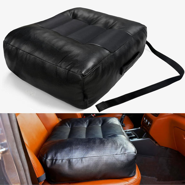 CRAURU Adult Booster Car Seat Cushion for Office Chair & Driving 17.7"x15.7"x5.9" Thick