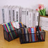Black Mesh Pen Pencil Holder, Small Metal Desk Organizer for Office Supplies, 3 Compartments for Home School