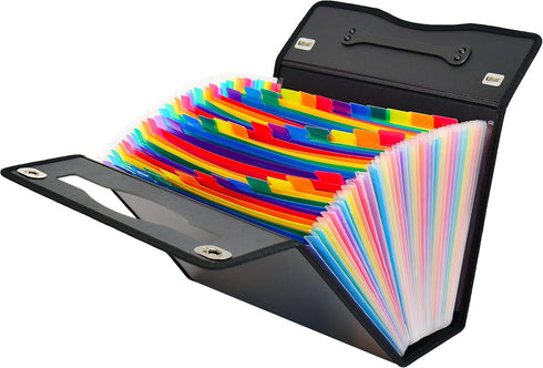 CNK Accordion File Folders with 36 Pockets, Durable Document Organizer, Expanding Binder, Letter Size