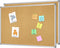 Lockways 2 Pack Double Sided Cork Board Bulletin Board, 36" x 24", Wall-Mounted Silver Aluminum Message Board