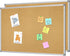 Lockways 2 Pack Double Sided Cork Board Bulletin Board, 36" x 24", Wall-Mounted Silver Aluminum Message Board