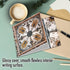 The Best Card Company Vintage Notecard with Envelope - 1 Blank All Occasion Card (4.8 x 6.6 Inch) - Classic Antique