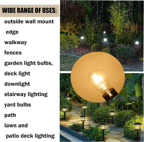 Landscape Light Bulbs for Philips 12 Volt 11 Watt T5 Wedge Base Low Voltage Garden Light Bulbs - 20 Pack