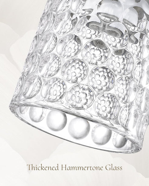 4" Hammered E26 4FY86MIL FEMILA Gold Pendant Light, Pendant Light Fixtures, Kitchen Island Lighting, Glass, Base, BG