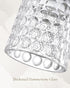 4" Hammered E26 4FY86MIL FEMILA Gold Pendant Light, Pendant Light Fixtures, Kitchen Island Lighting, Glass, Base, BG