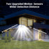 4 3000LM, 283 LED,6500 IP65 270 Driveway(2Pack) Heads Sensor Lamp Solar, Motion Sensor Outdoor Lights K, Motion Sensor