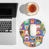 Britimes Ergonomic Mouse Pad with Wrist Support, Cute Dogs Non-Slip Rubber Base for Home Office & Gaming