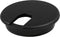 5 Pack Rok Hardware 3" (76mm) Black Round Computer Desk Table Port Wire Cable Organizer Hole Cover Grommet