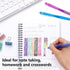 Vanstek 15 Colors Retractable Erasable Gel Pens, Fine Point 0.7mm, Premium Comfort Grip for School Supplies