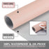 K KNODEL Pink Small Desk Mat, Office Desk Pad, 23.6"x13.8", Computer Mat, Desk Protector, Writing Pad
