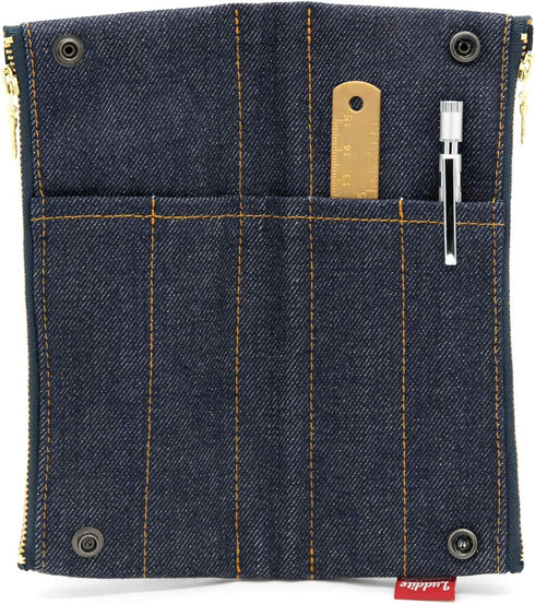 Luddite LDD-BNPN-102 Radite Bendi Pencil Case, Nep Denim