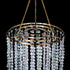 Shade,H12.9 W8.66 Modern Mini Chandelier X Chandeliers Light Fixture Sparkling Decorations for Wedding Centerpiece