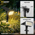 56 3000K IP65 4 Pack Ensenior Solar Spotlights Outdoor, LEDs Brightness Adjustable LED Solar Garden Lights, Halloween