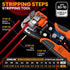 2414 40 2.8/4.8/6.3/7.8 mm SOMELINE Spade Connector Crimping Tool Kit AWG, Types Quick Disconnect Non-Insulated