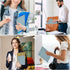 Small Dry Erase Board, Double Sided Folding Whiteboards, 6.57x5.51 Inches, Mini Portable for Drawing and Office Use