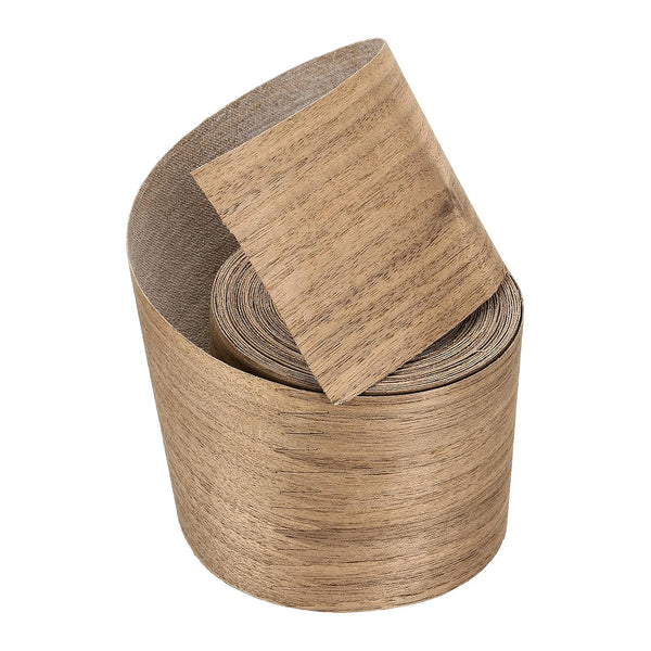 uxcell 3" x 25 ft Wood Edge Banding, Pre-Glued Iron On Edging