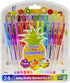 BAZIC Scented Glitter Neon Metallic Gel Pen, 24 Color Smooth Writing for Drawing, Art Christmas Gift