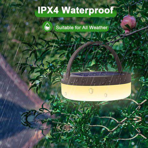 4 1 8 (42ft), Outdoor Waterproof Portable Stowable String Light, in Retractable Camping String Lights with Lighting
