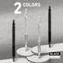 Four Candies 4PCS Metal Mechanical Pencils Set with Case, 0.5mm & 0.7 mm Artist Pencil with 8 Tubes (480PCS) HB Lead Refills, 3 Erasers,9 Eraser Refills For Writing Drafting, Drawing, Black&Sliver by Four Candies