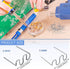 1000 Pieces Hot Staples Welding Rods for Car Bumper Repair, 0.8 0.6 mm (Wave Shape)