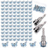 Otoolling 102 Pcs 1/4" -20 Washer Wing Nuts Set with Power Driver Bit