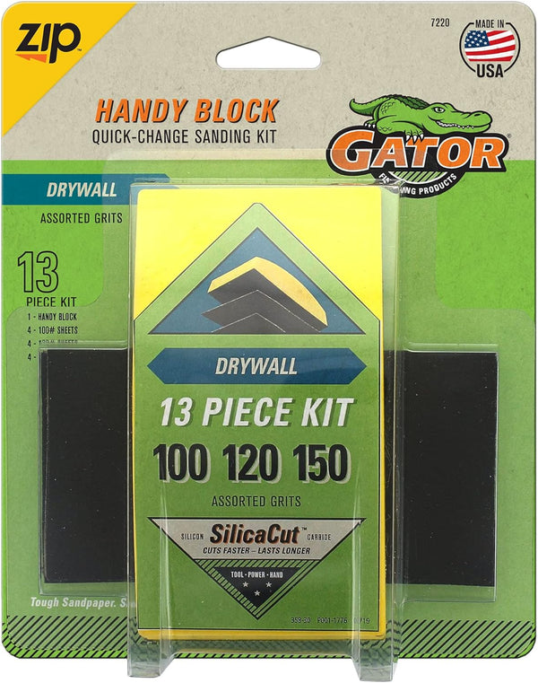 Gator Zip Handy Block Quick-Change Drywall Sanding Kit
