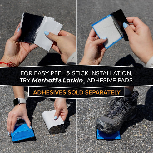 Pack 10 4 4 inch Road Reflectors of | by Street Pavement & Asphalt Stud Markers | Great Reflecting for Speed Bumps