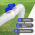 2PCS 2" PVC Ball Valve, SCH40 Slip PVC Water Pipe Valve with Easy Turn Blue T-Handle