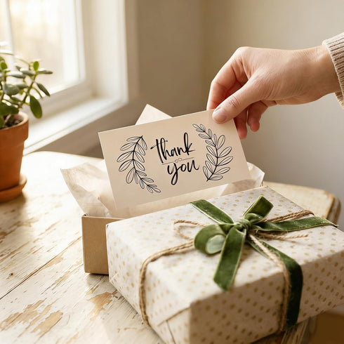 Kexinglu 200Pcs 2x3.5 Inches/5x 9cm Packaging Thank You Cards for Small Business, Customer Appreciation Notes