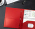 Better Office Products Red Plastic 2 Pocket Folders with Prongs, Heavyweight, Letter Size Poly Folders, 24 Pack with 3
