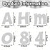 Colarr 216 Pcs Glitter Bulletin Board Letters for Classroom Numbers Alphabet with Adhesive Dots